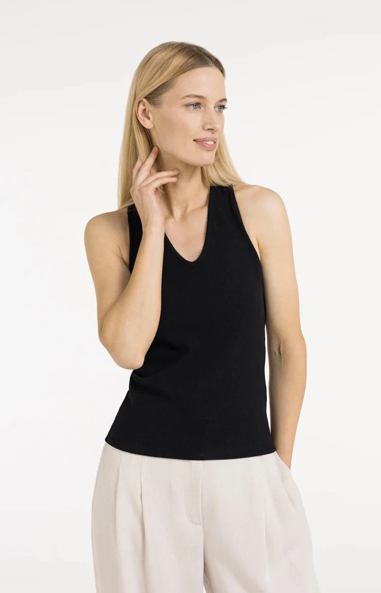 YAYA Top 01-729058-605 Zwart 1