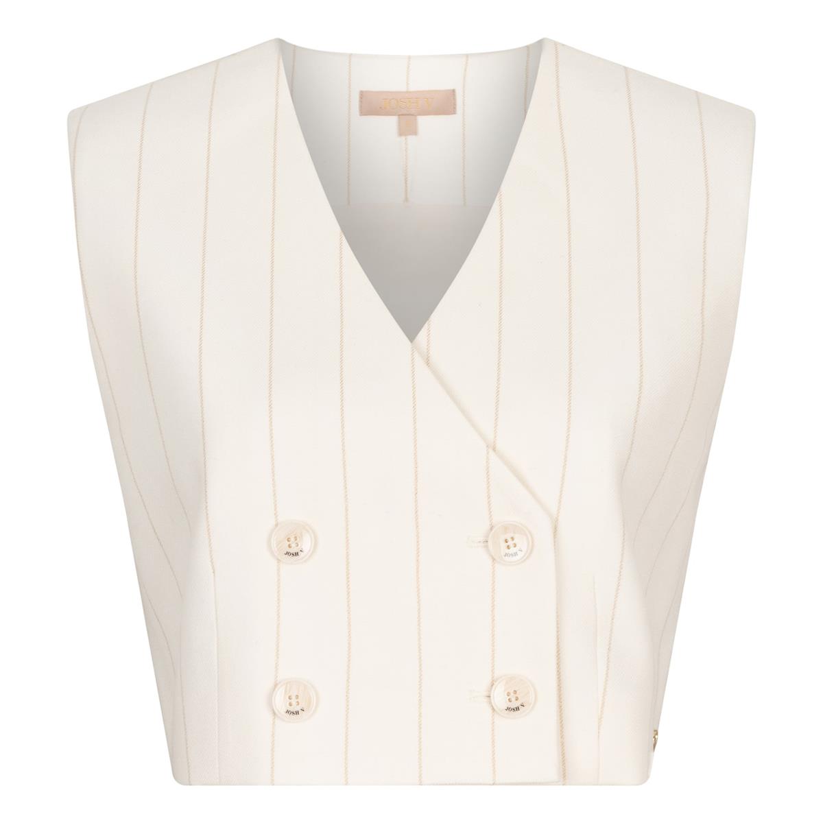 Josh V Gilet Leva Off-White 1