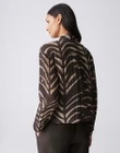 OPUS Blouse Fadena Leaves Bruin 3