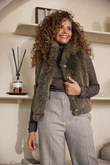 Label DOT Gilet 2627002 Taupe 1