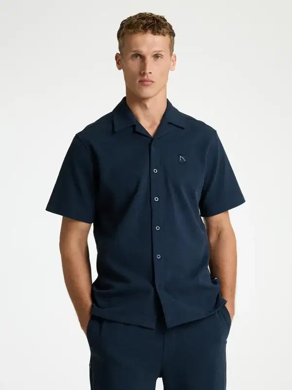 CHASIN Polo Doby Blauw 1