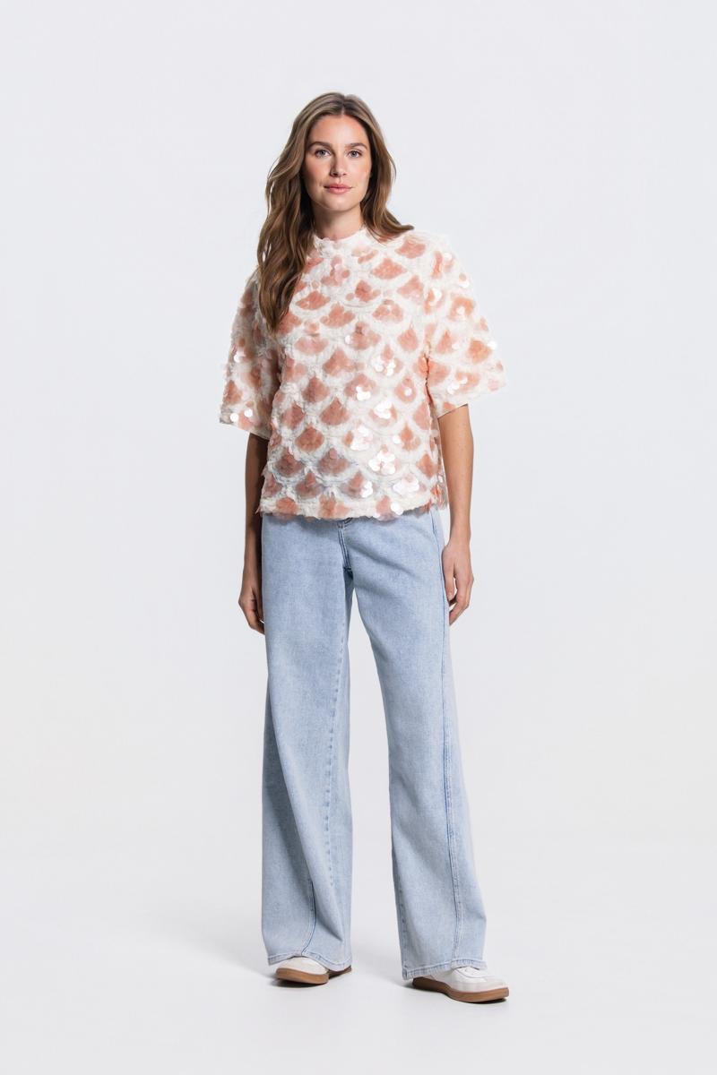 Jansen Amsterdam Blouse RIAN SS26.4 Oranje 2