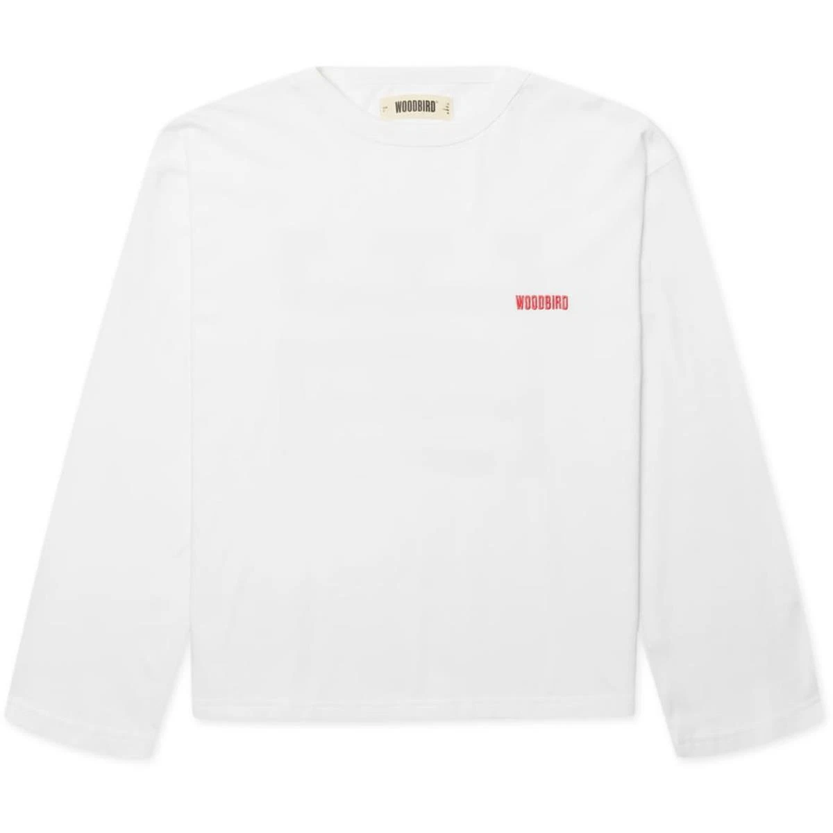 WOODBIRD Longsleeve Joul Wit 3