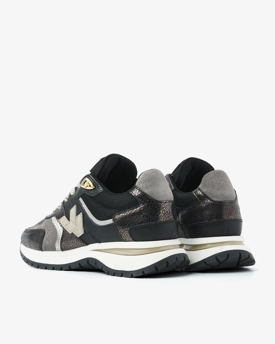 Via Vai Sneakers 62329 Zwart 2