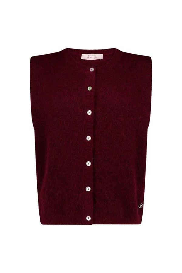 Studio Anneloes Vest Bibi sls cardigan Rood 1