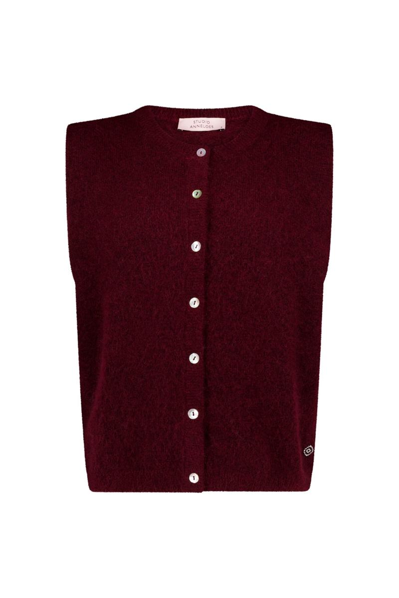 Studio Anneloes Vest Bibi sls cardigan Rood 1