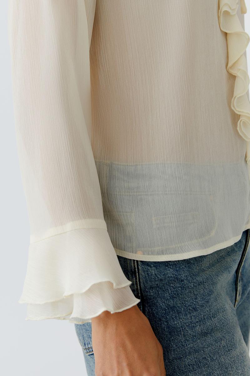 Oui Blouse 0087625 Off-White 5