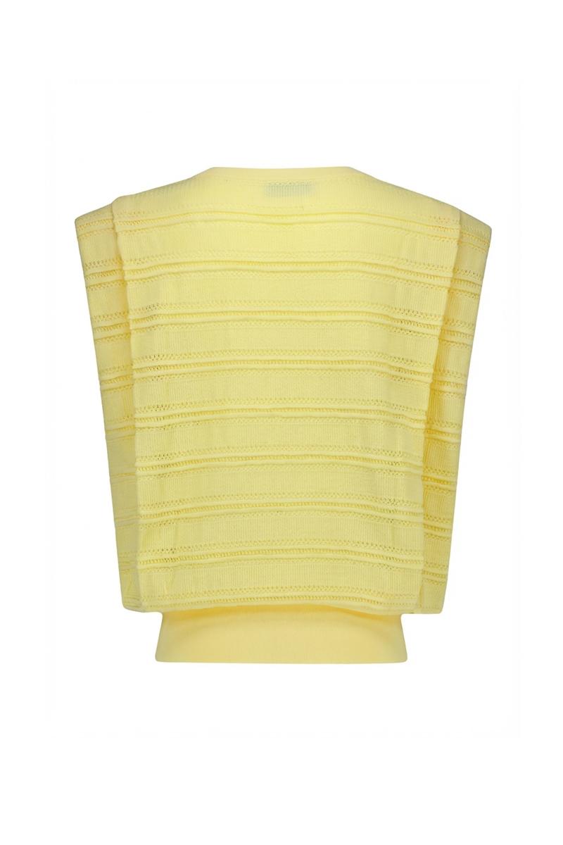 Studio Anneloes Trui Leona knitted top Geel 3
