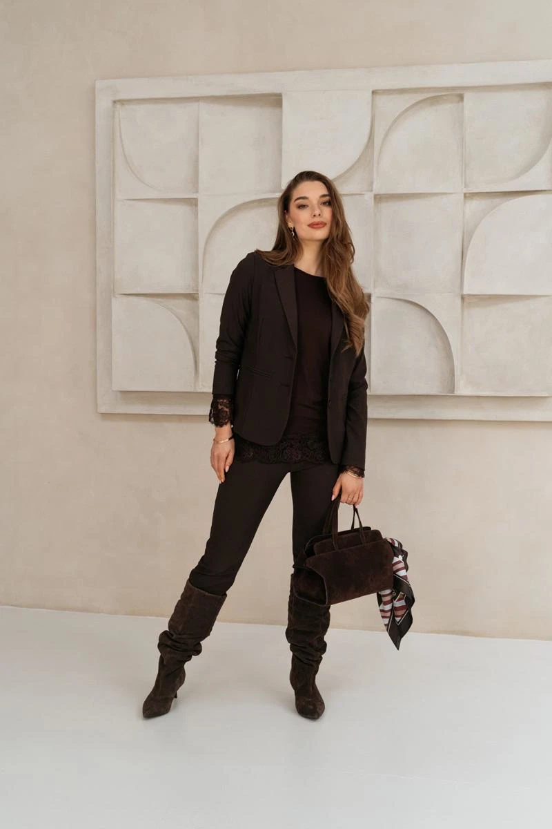 &Co Woman Sjaal AC103 Bruin 4