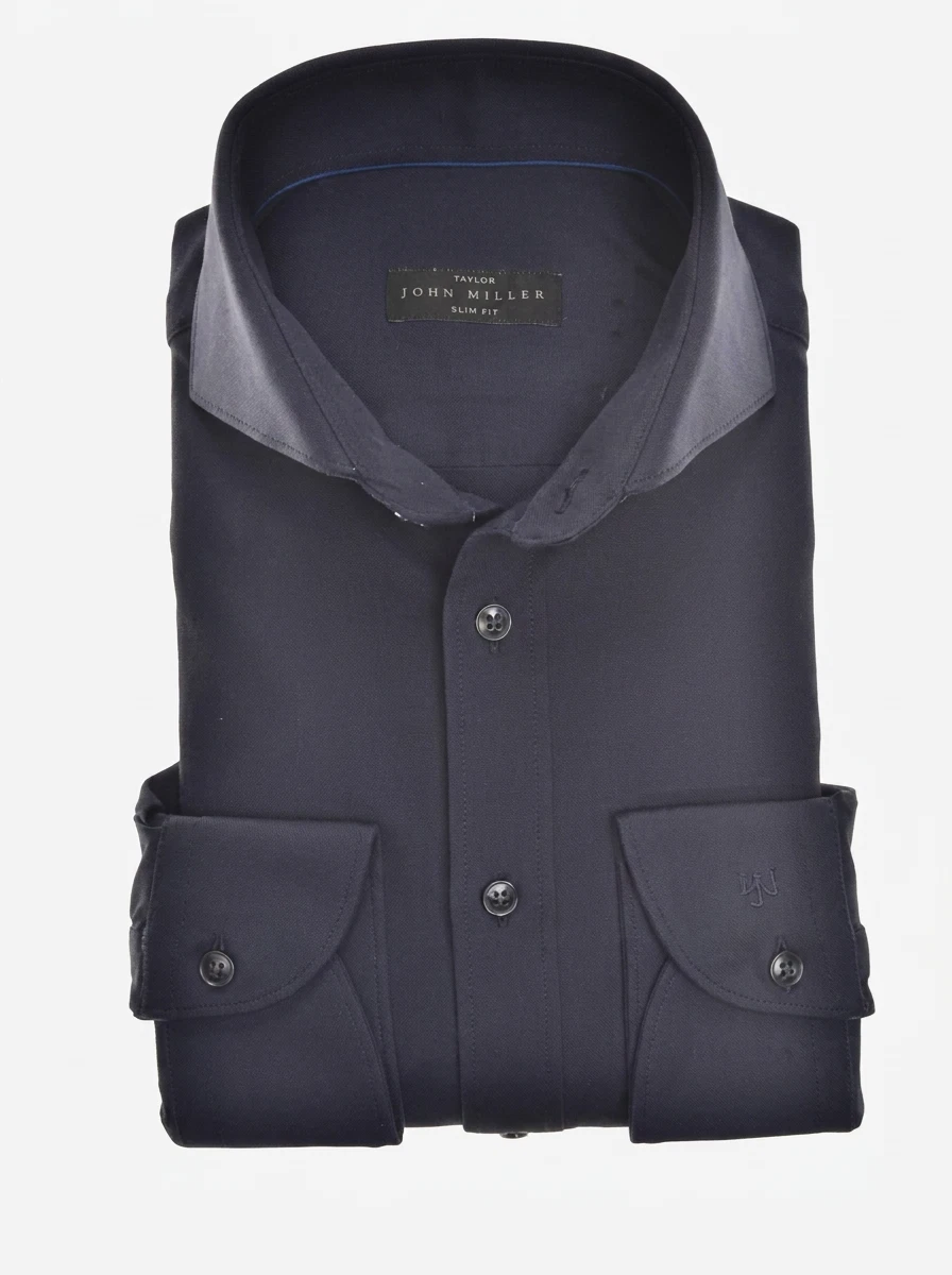 John Miller Overhemd 5346516 Blauw 1