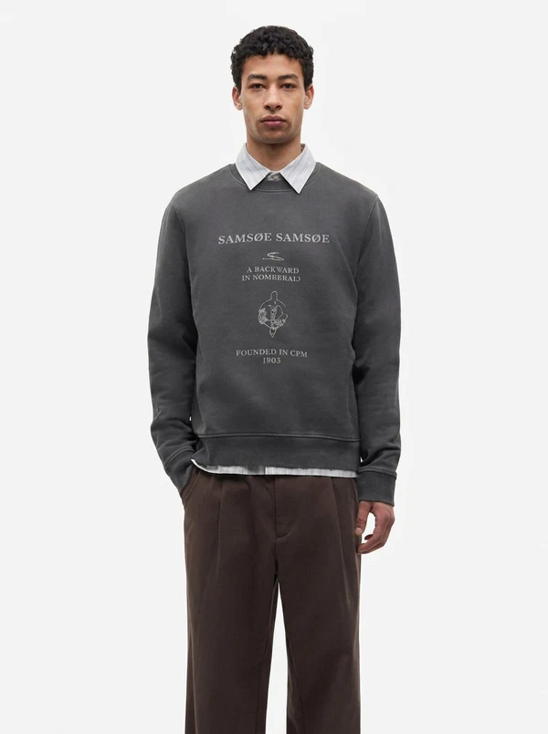 Samsøe Samsøe Sweater Samarcus Zwart 1