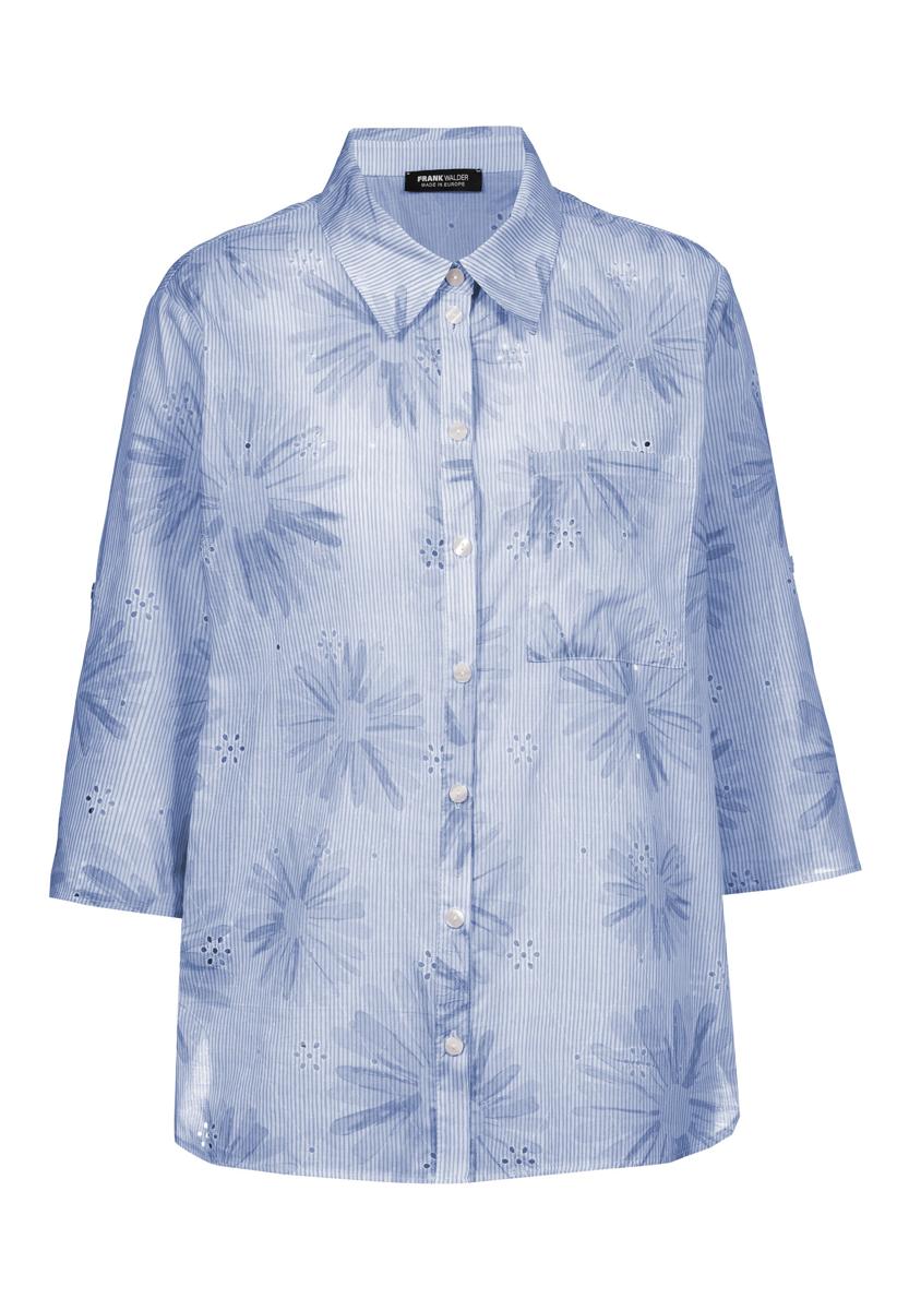Frank Walder Blouse S63603106 Blauw 1