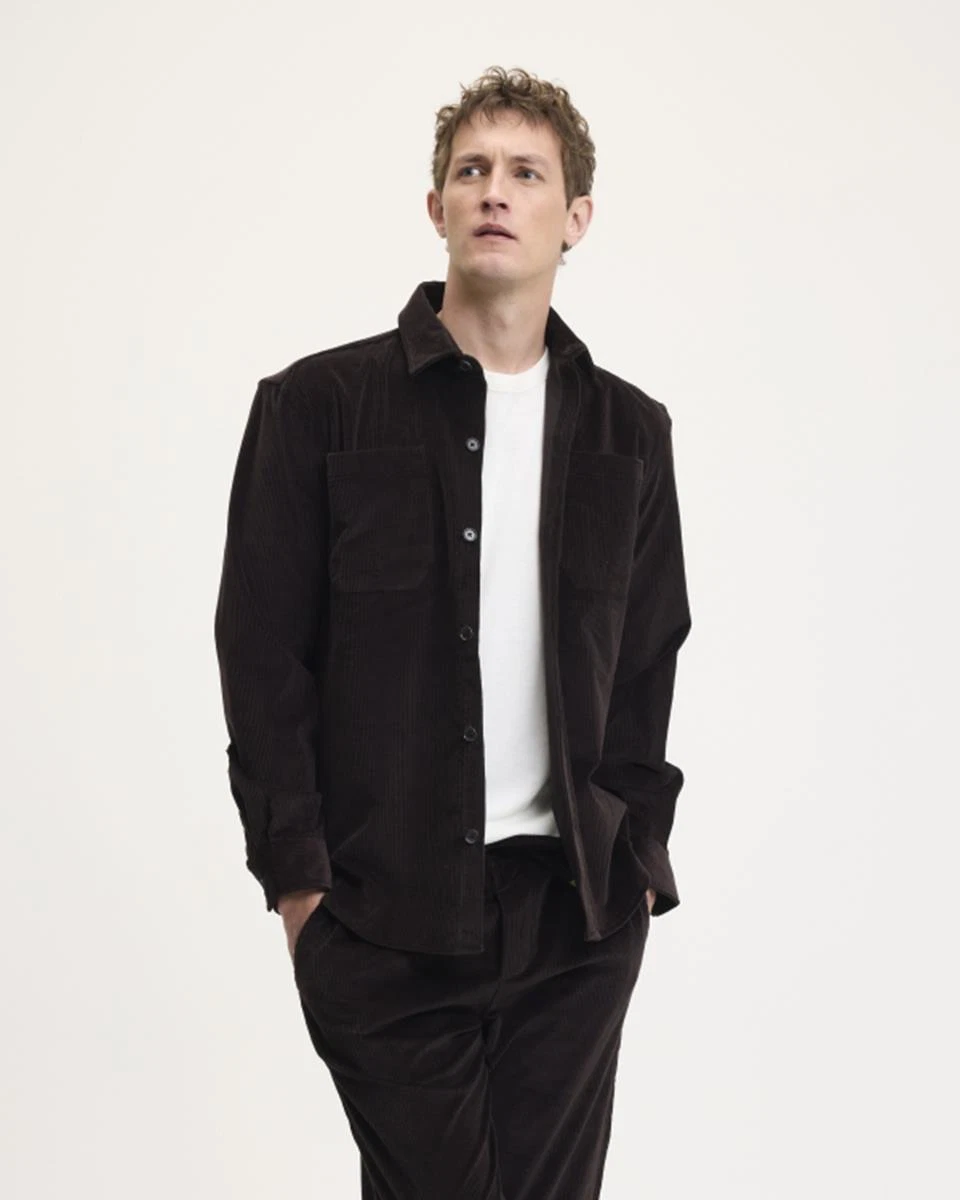 The GoodPeople Overshirt Snewy Bruin 1