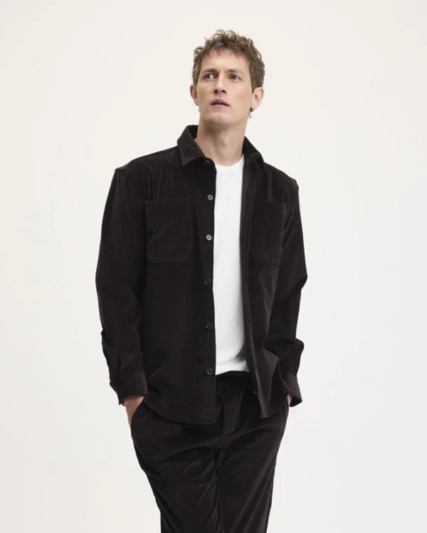 The GoodPeople Overshirt Snewy Bruin 1