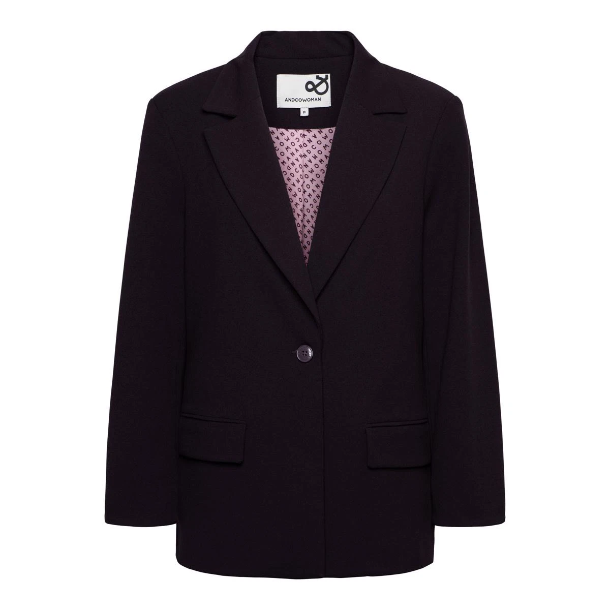 &Co Woman Blazer BZ184 Paars 1