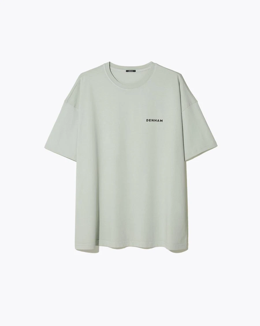 Denham T-Shirt Flowy Groen 2