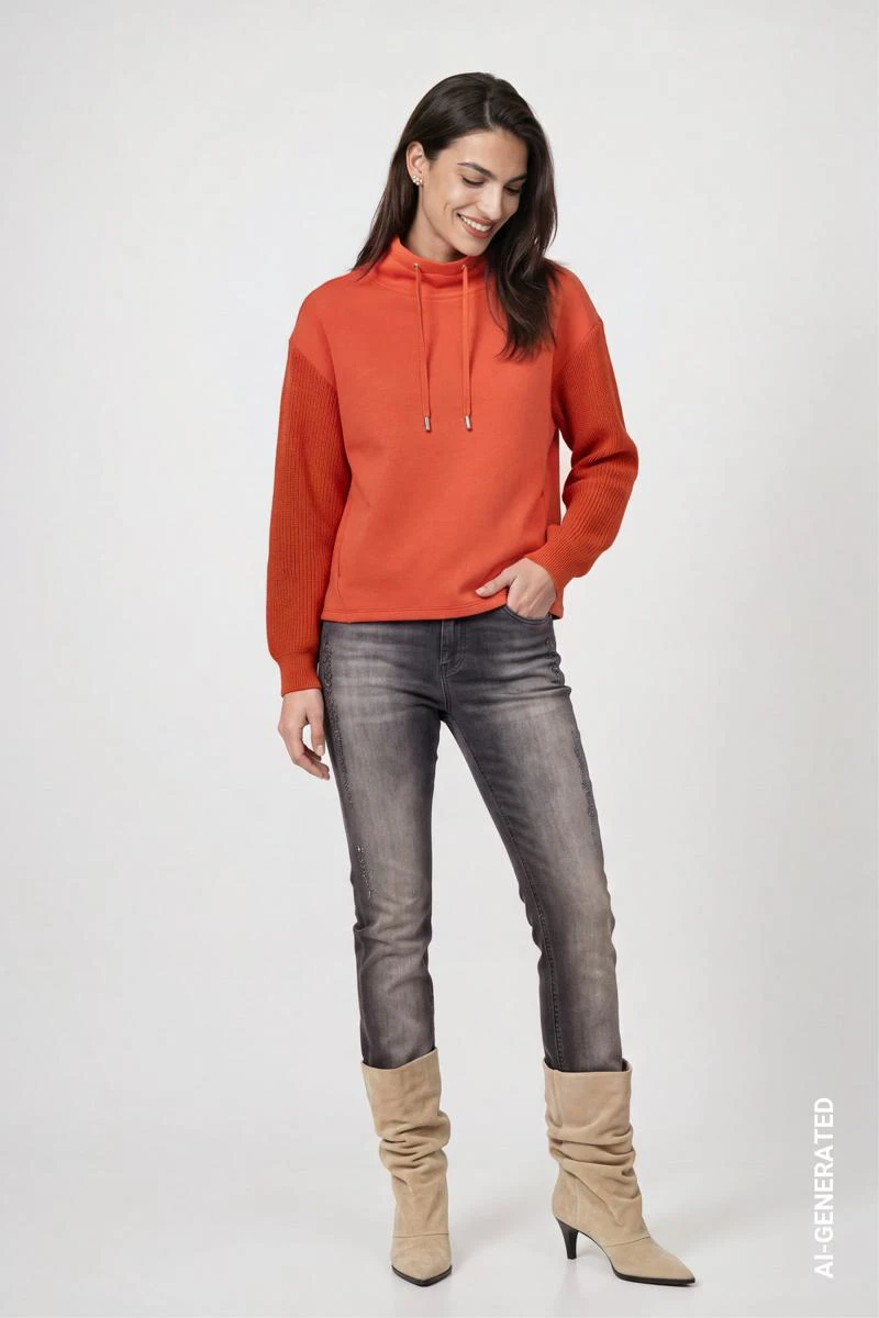Monari Longsleeve 810239 Oranje 5