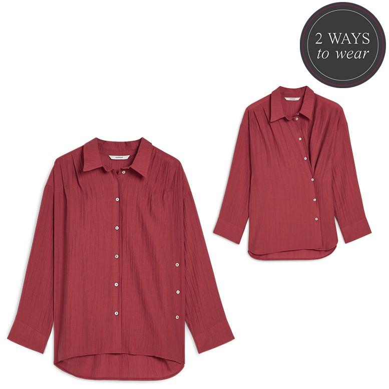 Summum Blouse 2s3430-12373 Rood 4
