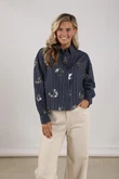 NUKUS Blouse Tessa Blauw 1
