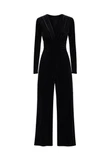 Freebird Jumpsuit Janina Jer-Velvet Zwart 2