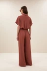By-Bar Pantalon Benji Viscose Pan Rood 4