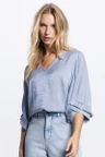 Jansen Amsterdam Blouse Nisa Blauw 1
