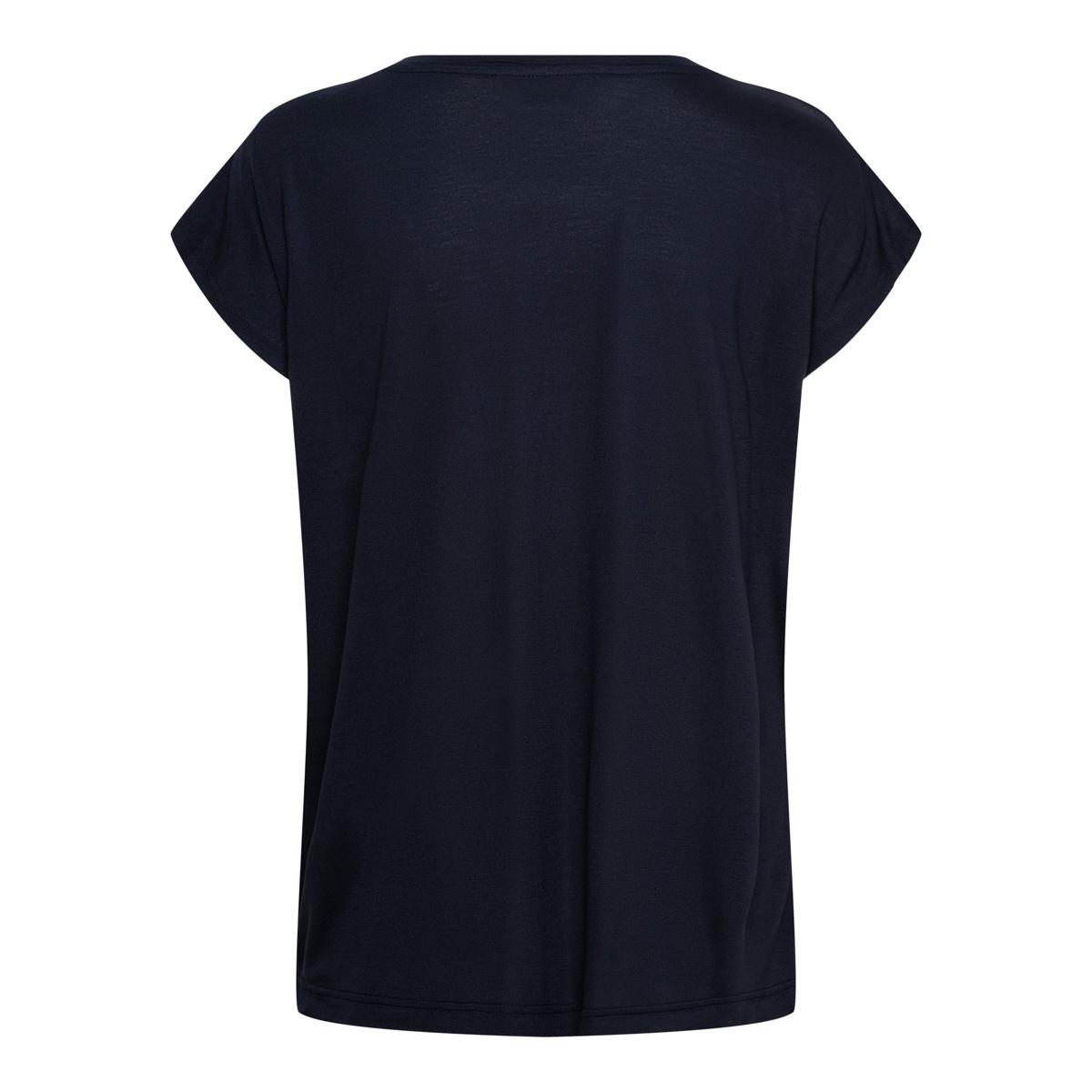 &Co Woman T-Shirt Samour Blauw 3