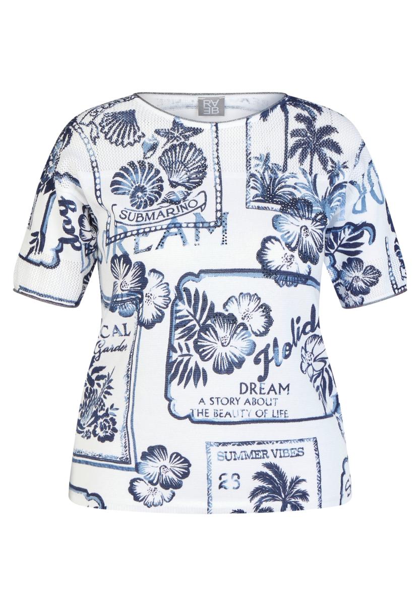 Rabe T-Shirt 56-121603 Blauw 3