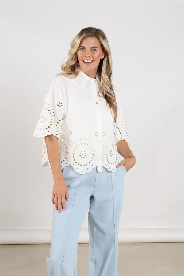 NUKUS Blouse Beau Off-White 1