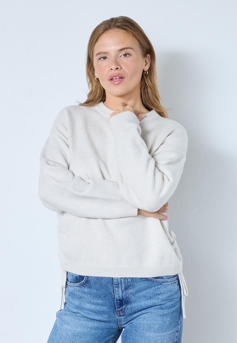 Co'Couture Trui Row String Off-White 1