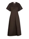 Neo Noir Jurk Illana Bruin 2