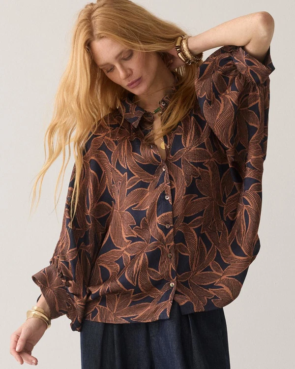 Summum Blouse 2s3562-12505 Blauw 1