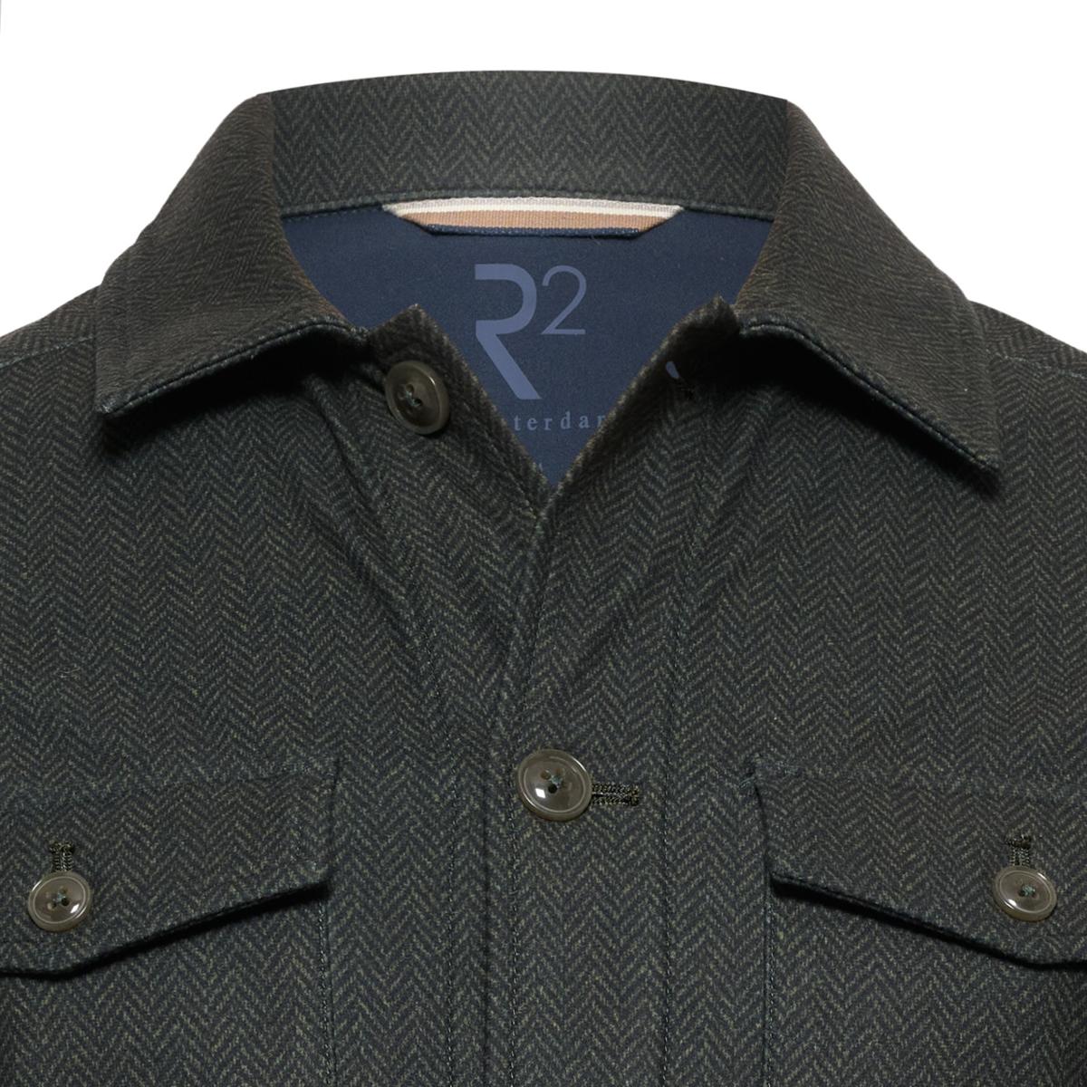 R2 Amsterdam Overshirt 134.OVERSHIRT.008 Groen 4