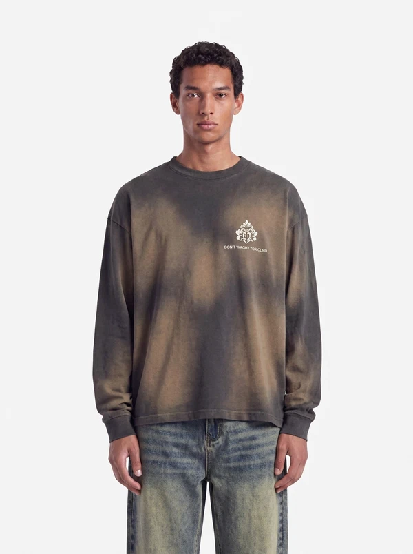 Don't waste culture Sweater Fade Grijs 1