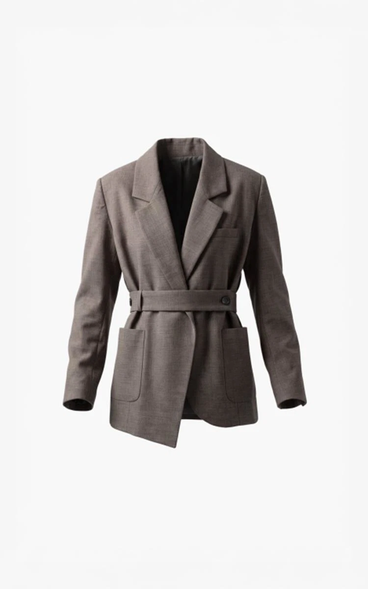Aimée the Label Blazer Atlas Bruin 1