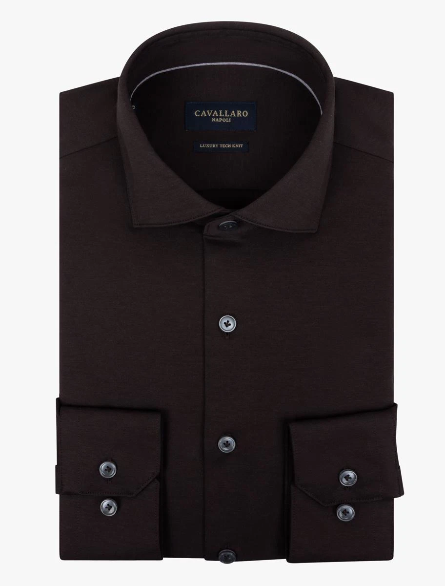 Cavallaro Overhemd 110265001 Bruin 2