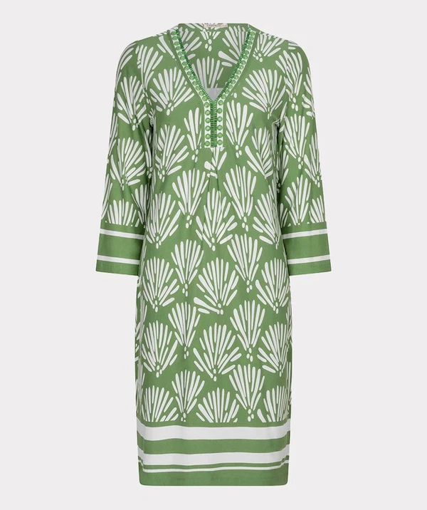 EsQualo Jurk HS26.30227 Groen 1