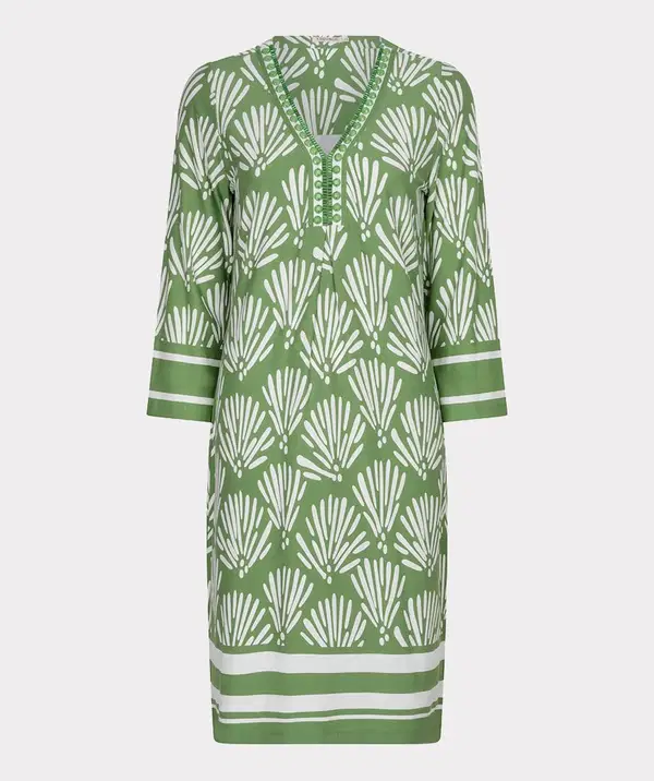 EsQualo Jurk HS26.30227 Groen 1