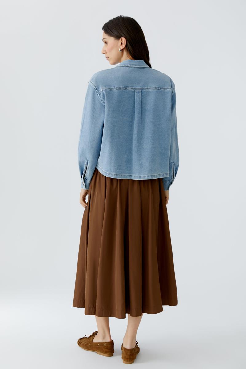 Oui Blouse 0096464 Blauw 2