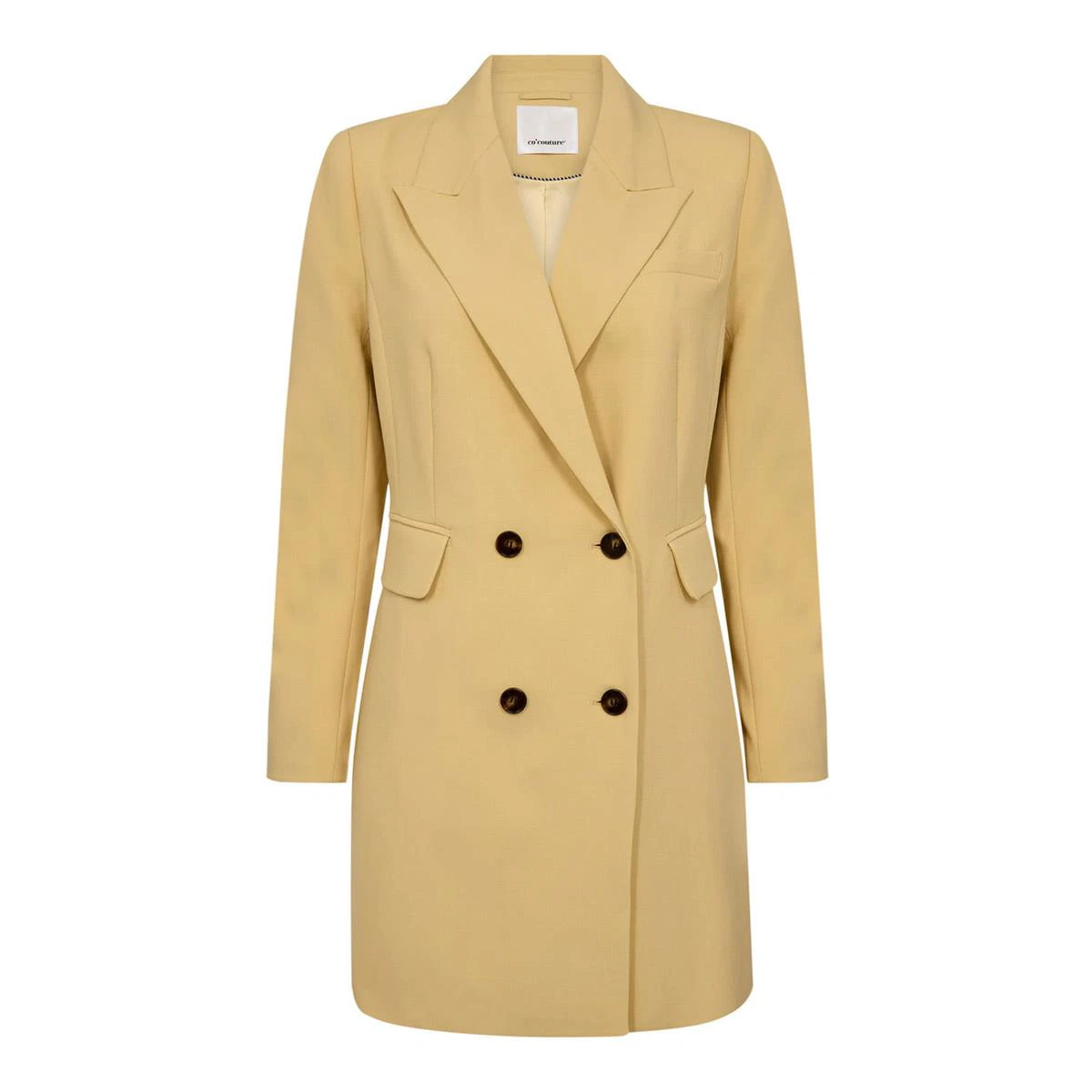 Co'Couture Jurk Nilan Geel 1