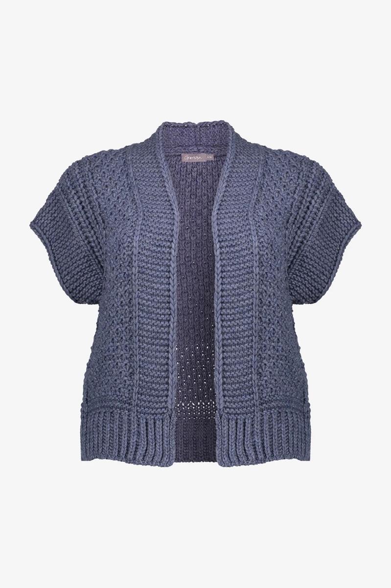 Geisha Gilet 54877-70 Blauw 2