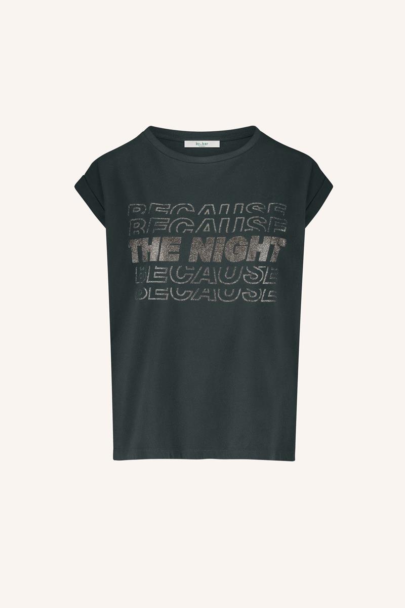 By-Bar T-Shirt Thelma Nights Zwart 2