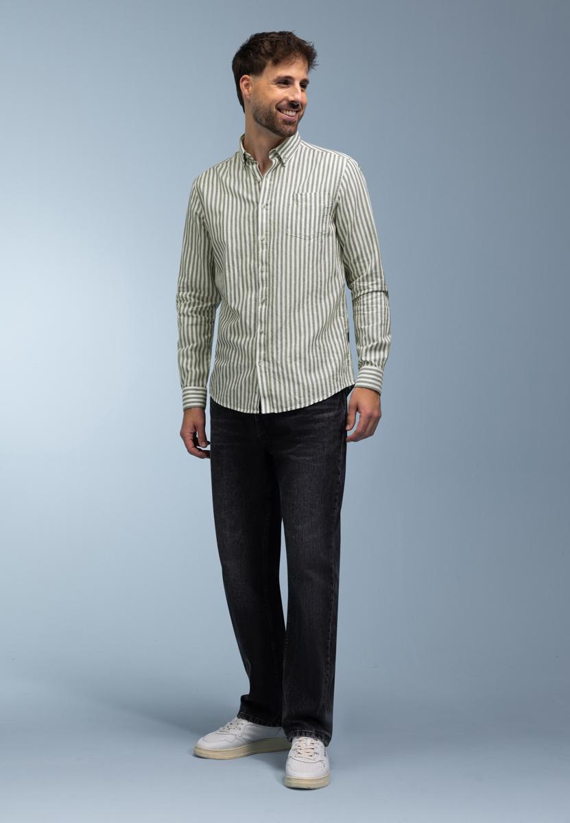 BlueFields Overhemd 21236040 Groen 3