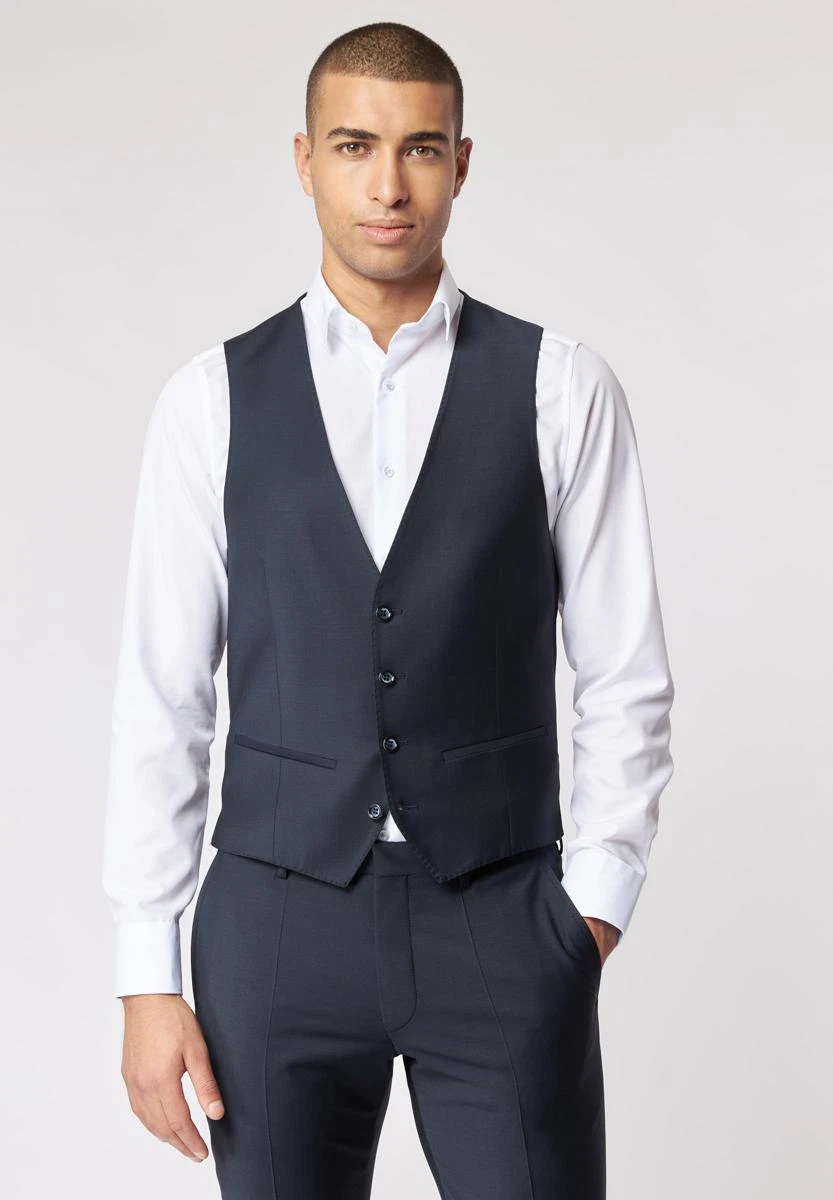 Roy Robson Gilet S05050381704100 Blauw 1