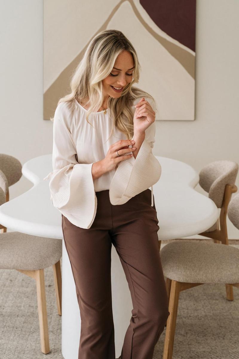 &Co Woman Blouse Coralie Beige 5