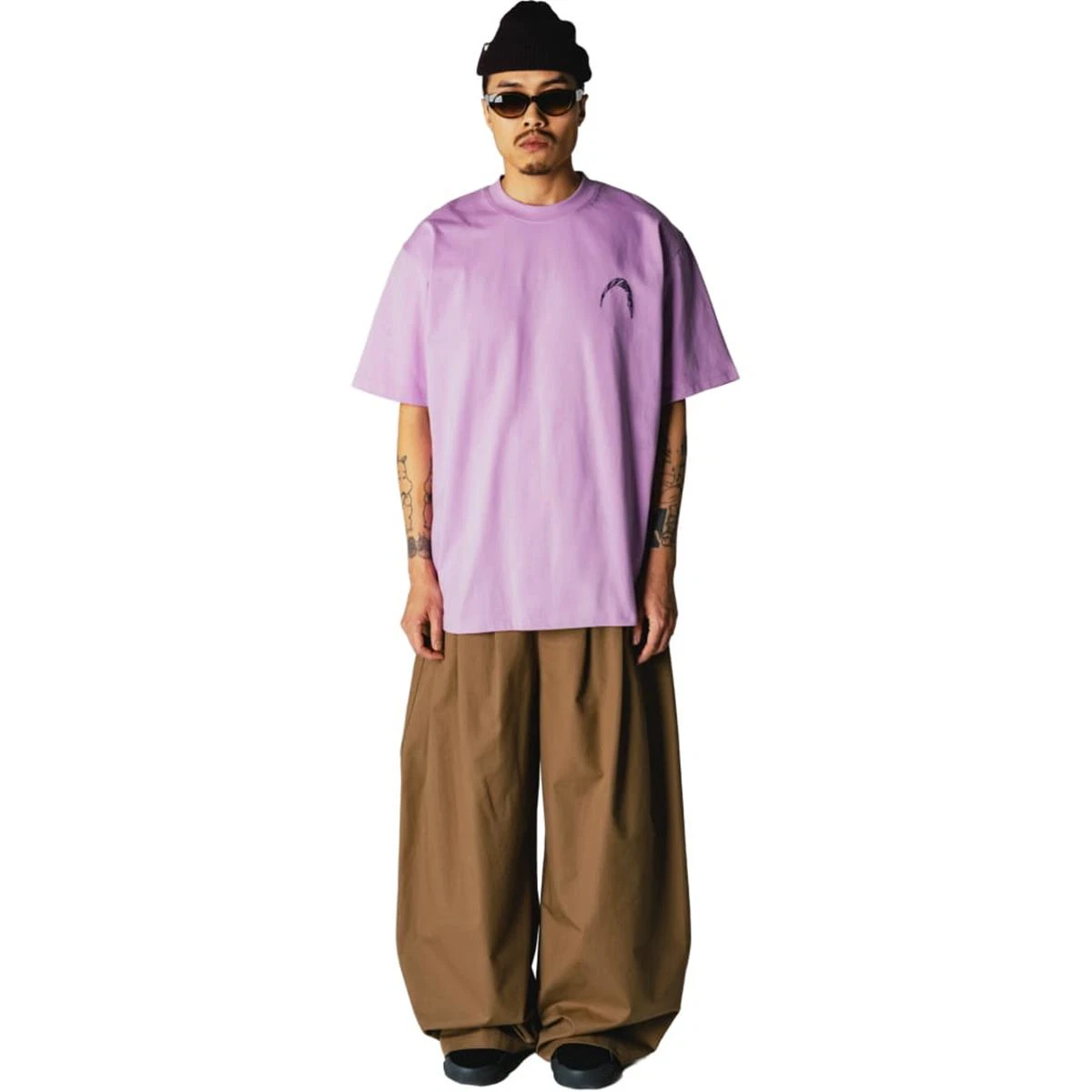 WOODBIRD T-Shirt Baine Paars 3