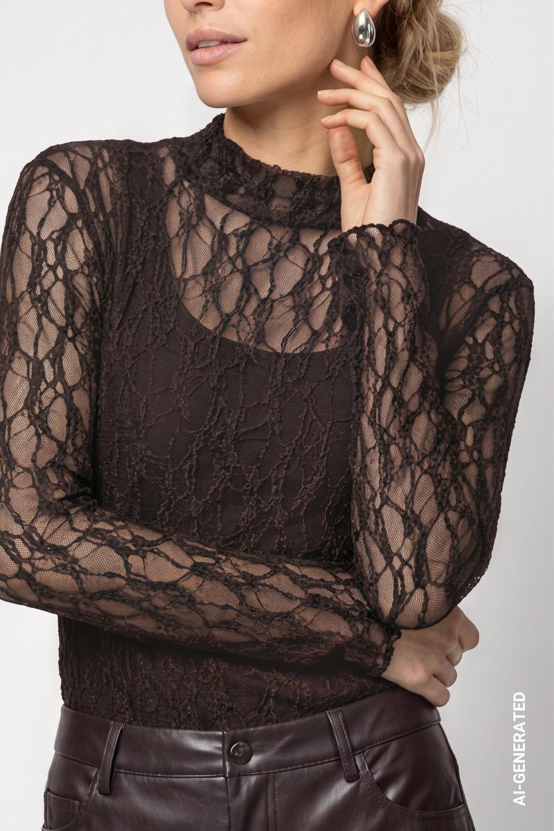 Monari Longsleeve 810586 Bruin 2