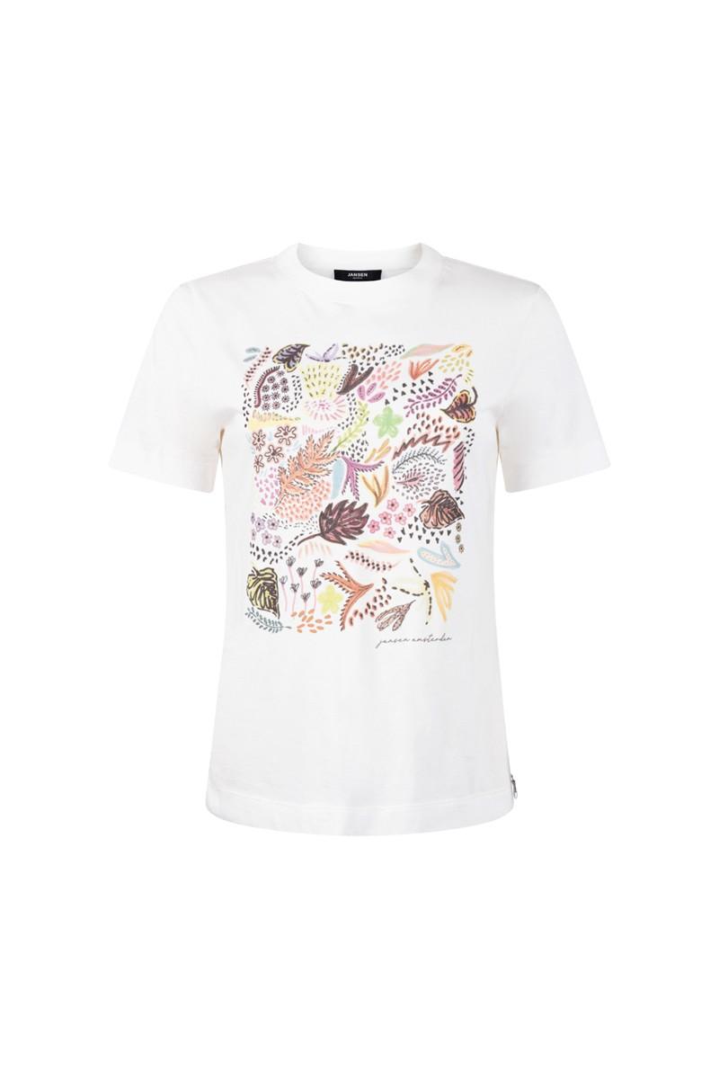 Jansen Amsterdam T-Shirt Valeska Wit 2