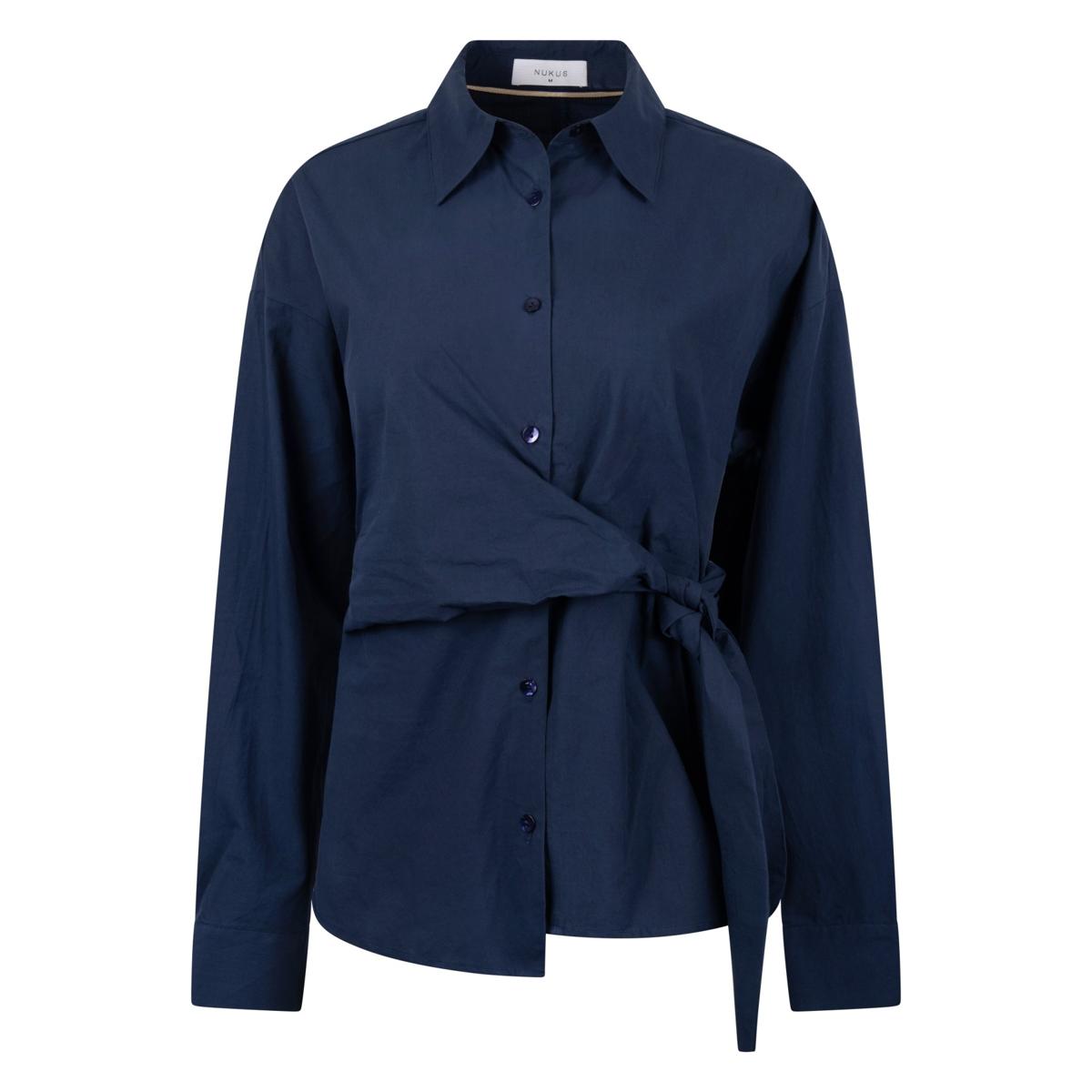 NUKUS Blouse Aneta Blauw 2