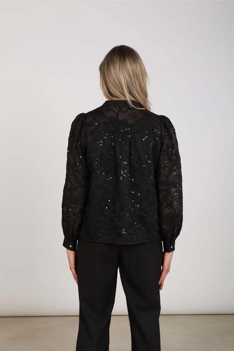 NUKUS Blouse NKF02259 Zwart 5